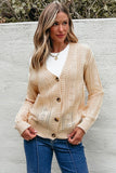 Women  Open Knit Drop Shoulder Sweater Cardigan