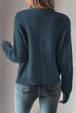 Women  Open Knit Drop Shoulder Sweater Cardigan