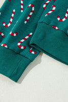 Green Christmas Top and Pants Lounge Set