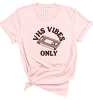 VHS Vibes Only Graphic Tee