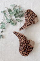 Ankle Leopard Western Booties Boots