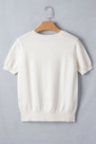 Western Horse Head Short Sleeve Sweater
