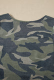 Camo Print Slim Tank Pant Suit Set