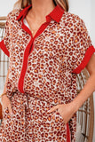 Nyla Contrast Leopard Lounge Set