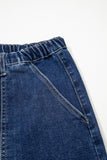Aleah Hem Wide Leg Denim Jeans, Pants