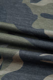 Camo Print Slim Tank Pant Suit Set