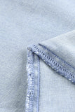 Jazlyn Cargo Light Wash Denim Jeans