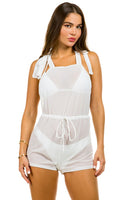 Romper, Sheer Swimsuit Cover Up