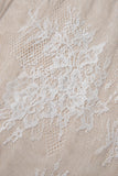 Solid Lace Patchwork Short Sleeve Maxi Dress