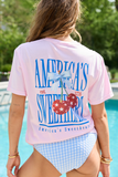 America's Sweetheart Cherry Light Pink Graphic