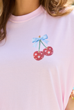 America's Sweetheart Cherry Light Pink Graphic