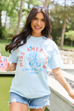 Miss Americana Light Blue Graphic Tee