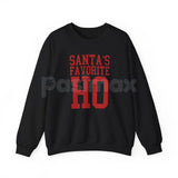 Santa’s Favorite Ho Cozy Christmas Crewneck | Funny Viral Holiday Sweatshirt for Women | Adult Humor Xmas Jumper