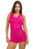 Romper, Sheer Swimsuit Cover Up