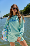 Lake Script Mint Graphic Hoodie