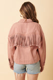 Mittoshop Fringe Detail Cotton Twill Western Jacket