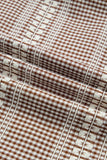 Western Pony Embroidered Gingham Puff Sleeve Blouse