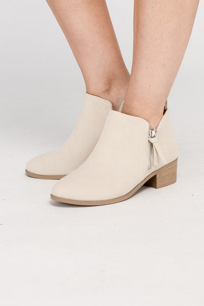 Side Zip Ankle Booties