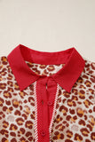 Nyla Contrast Leopard Lounge Set