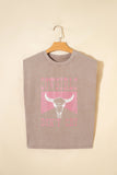 Western Cowgirls Don't Cry Graphic Tank Top