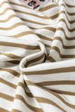 Leopard Striped Loose T Shirt
