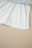 Camo Duck Print Drawstring Mini Skort Skirt Short