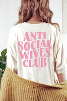 Anti Social Wives Club Graphic T-Shirt