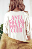 Anti Social Wives Club Graphic T-Shirt