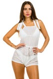 Romper, Sheer Swimsuit Cover Up