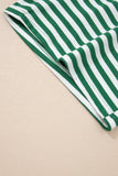 Striped Casual Terry Lounge Set