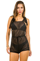 Romper, Sheer Swimsuit Cover Up