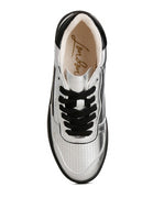 Metallic Faux Leather Everyday Sneakers