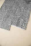 Cheetah Wide Leg Drawstring Knit Pants