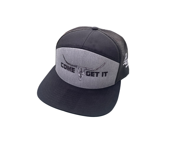 Come Get It L&L Flat Bill Cap Black