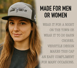 Come Get It L&L Flat Bill Cap Black