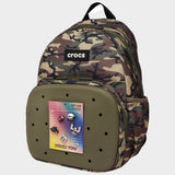 Crocs Camo Back to School Backpack with EVA Front Pocket – Customizable Jibbitz™ Backpack (Camouflage)