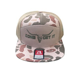 Come Get It L&L Flat Bill Cap - Camo