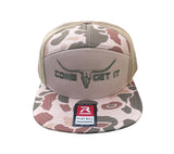 Come Get It L&L Flat Bill Cap - Camo