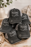 Mom Hustle Embroidered Trucker Hat