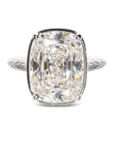 Sterling Silver Elongated Cushion Cocktail Ring 4ct & 8ct