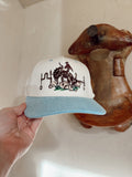 Western Bit Bronc Embroidered Trucker Snapback