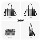 Dallas Checkered Tote