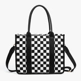 Dallas Checkered Tote