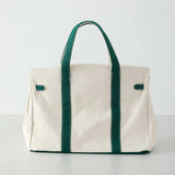 The Weekender Distressed Canvas Buckle Tote