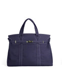 The Weekender Distressed Canvas Buckle Tote