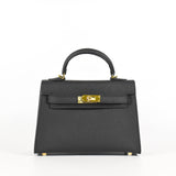 Mini Kelli Buckle Leather Bag