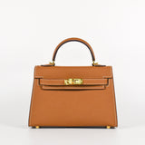 Mini Kelli Buckle Leather Bag
