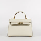Mini Kelli Buckle Leather Bag