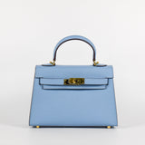 Mini Kelli Buckle Leather Bag