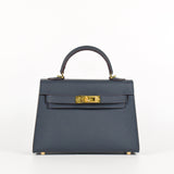 Mini Kelli Buckle Leather Bag